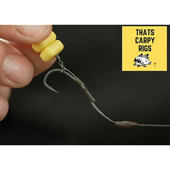 Korda Multi Combi Rig Stile Darrell Peck – 3 Terminali Pronti, Fluorocarbon Invisibile Misura 6